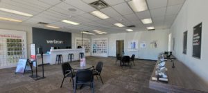 Interior of Victra Verizon Authorized Retail Store in Grass Valley Nevada, CA.