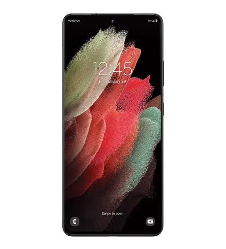 Samsung Galaxy S21 Ultra Black 5G Android smartphone 5G from Victra Verizon at a Victra Verizon Store Near Me
