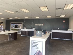 Interior of Victra Verizon Authorized Retail Store in Las Vegas Warm Springs, NV.