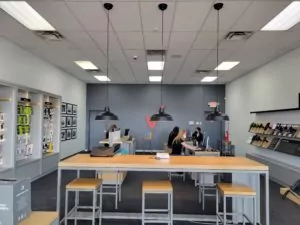 Interior of Victra Verizon Authorized Retail Store in Watford City, ND.