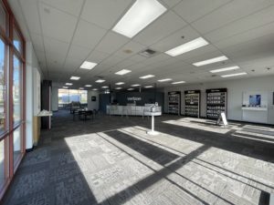 Interior of Victra Verizon Authorized Retail Store in Rocklin, CA.