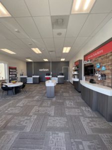Interior of Victra Verizon Authorized Retail Store in Westlake Village, CA.