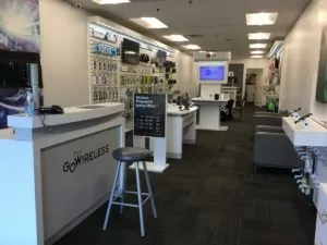 Interior of Victra Verizon Authorized Retail Store in Kapaa, HI.