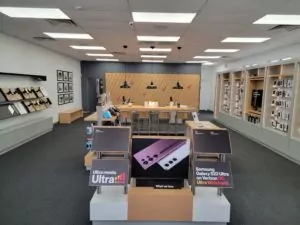 Interior of Victra Verizon Authorized Retail Store in Okoboji, IA.
