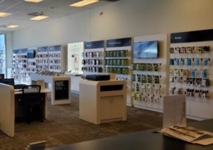Interior of Victra Verizon Authorized Retail Store in Clark, NJ.