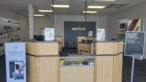 Interior of Victra Verizon Authorized Retail Store in Sicklerville, NJ.